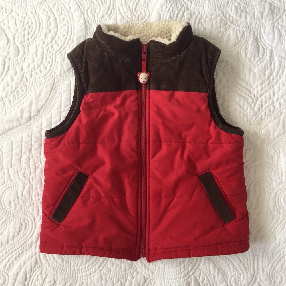 Gymboree canvas and corduroy vest 2T / 3T
